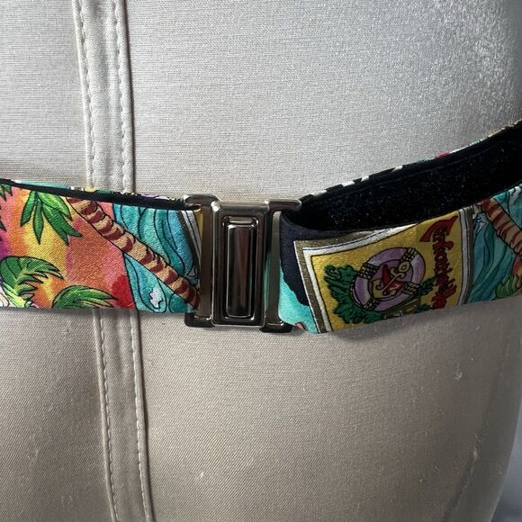 Nicole Miller La Cerveza Cummerbund Men’s Tuxedo Accessory Rare Limited tropical - Picture 7 of 16